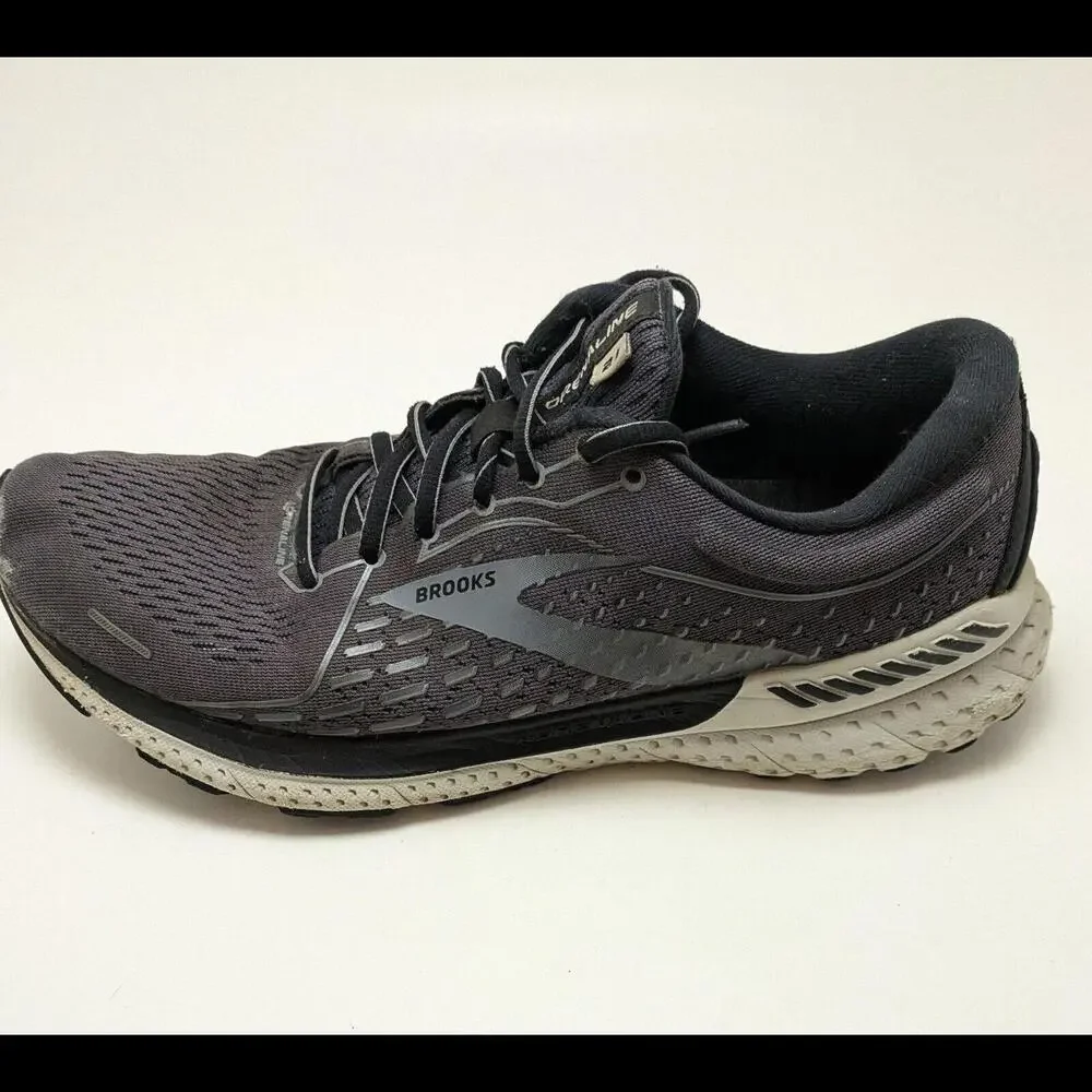 Mens BROOKS ADRENALINE 21 Guiderails Gray Running Shoes 1103491D093 Size 10